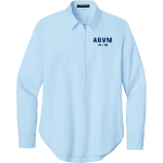 Assumption of the Blessed Virgin Mary School <span class="pdp-name-mascot">ABVM Gators</span> Mercer+Mettle Women's Long Sleeve Modern Oxford Shirt Front Thumbnail