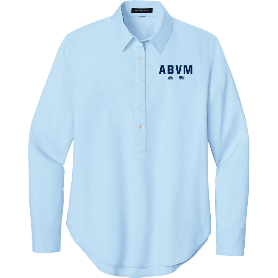 Assumption of the Blessed Virgin Mary School <span class="pdp-name-mascot">ABVM Gators</span> Mercer+Mettle Women's Long Sleeve Modern Oxford Shirt