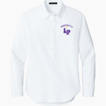 LUFKIN HIGH SCHOOL PANTHERS <span class="pdp-name-mascot">LUFKIN PANTHERS</span> Mercer+Mettle Women's Long Sleeve Modern Oxford Shirt Front Thumbnail