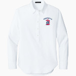 Detroit Mercy Titans Sideline Store <span class="pdp-name-mascot">UDM Titans</span> Mercer+Mettle Women's Long Sleeve Modern Oxford Shirt Front Thumbnail
