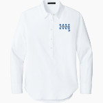 Denver Christian Thunder <span class="pdp-name-mascot">Denver Christian Thunder</span> Mercer+Mettle Women's Long Sleeve Modern Oxford Shirt Front Thumbnail