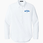 ROCKY BAYOU CHRISTIAN SCHOOL KNIGHTS Mercer+Mettle Women's Long Sleeve Modern Oxford Shirt Front Thumbnail