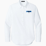 Linwood School Lions Mercer+Mettle Women's Long Sleeve Modern Oxford Shirt Front Thumbnail