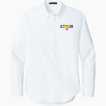 West Babylon Eagles Mercer+Mettle Women's Long Sleeve Modern Oxford Shirt Front Thumbnail
