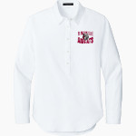 Anna Maria College Amcats <span class="pdp-name-mascot">Anna Maria College Amcats</span> Mercer+Mettle Women's Long Sleeve Modern Oxford Shirt Front Thumbnail