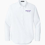 Minnesota State University Mankato <span class="pdp-name-mascot">Minnesota State Mavericks</span> Mercer+Mettle Women's Long Sleeve Modern Oxford Shirt Front Thumbnail