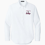 EDMOND MEMORIAL HIGH SCHOOL BULLDOGS <span class="pdp-name-mascot">EDMOND MEMORIAL BULLDOGS</span> Mercer+Mettle Women's Long Sleeve Modern Oxford Shirt Front Thumbnail