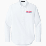 COLLEGE OF ST BENEDICT Bennies <span class="pdp-name-mascot">COLLEGE OF ST BENEDICT</span> Mercer+Mettle Women's Long Sleeve Modern Oxford Shirt Front Thumbnail