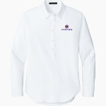 Alfred University Saxons <span class="pdp-name-mascot">Alfred University Saxons</span> Mercer+Mettle Women's Long Sleeve Modern Oxford Shirt Front Thumbnail