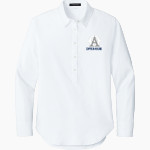 OLDENBURG ACADEMY TWISTERS <span class="pdp-name-mascot">OLDENBURG ACADEMY TWISTERS</span> Mercer+Mettle Women's Long Sleeve Modern Oxford Shirt Front Thumbnail