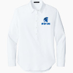 CENTENNIAL HIGH SCHOOL SPARTANS <span class="pdp-name-mascot">CENTENNIAL SPARTANS</span> Mercer+Mettle Women's Long Sleeve Modern Oxford Shirt Front Thumbnail