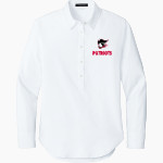 BETHESDA CHRISTIAN HIGH SCHOOL PATRIOTS Mercer+Mettle Women's Long Sleeve Modern Oxford Shirt Front Thumbnail