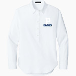 PIONEER ACADEMY EAGLES Mercer+Mettle Women's Long Sleeve Modern Oxford Shirt Front Thumbnail