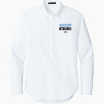 Cedar Bluffs Wildcats <span class="pdp-name-mascot">Cedar Bluffs Wildcats</span> Mercer+Mettle Women's Long Sleeve Modern Oxford Shirt Front Thumbnail