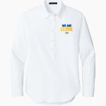 CLYDE HIGH SCHOOL FLIERS <span class="pdp-name-mascot">CLYDE FLIERS</span> Mercer+Mettle Women's Long Sleeve Modern Oxford Shirt Front Thumbnail