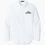 ALPHA OMEGA ACADEMY LIONS <span class="pdp-name-mascot">ALPHA OMEGA ACADEMY LIONS</span> Mercer+Mettle Women's Long Sleeve Modern Oxford Shirt Front Thumbnail