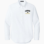 Clinton Dark Horses <span class="pdp-name-mascot">Clinton Dark Horses</span> Mercer+Mettle Women's Long Sleeve Modern Oxford Shirt Front Thumbnail