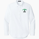 L V BERKNER HIGH SCHOOL RAMS Mercer+Mettle Women's Long Sleeve Modern Oxford Shirt Front Thumbnail