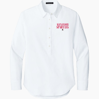 Mercer+Mettle Women's Long Sleeve Modern Oxford Shirt