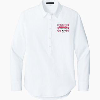 Mercer+Mettle Women's Long Sleeve Modern Oxford Shirt