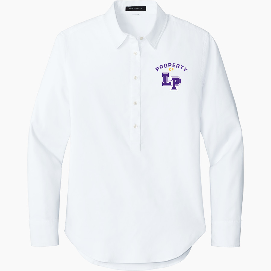 LUFKIN HIGH SCHOOL PANTHERS <span class="pdp-name-mascot">LUFKIN PANTHERS</span> Mercer+Mettle Women's Long Sleeve Modern Oxford Shirt