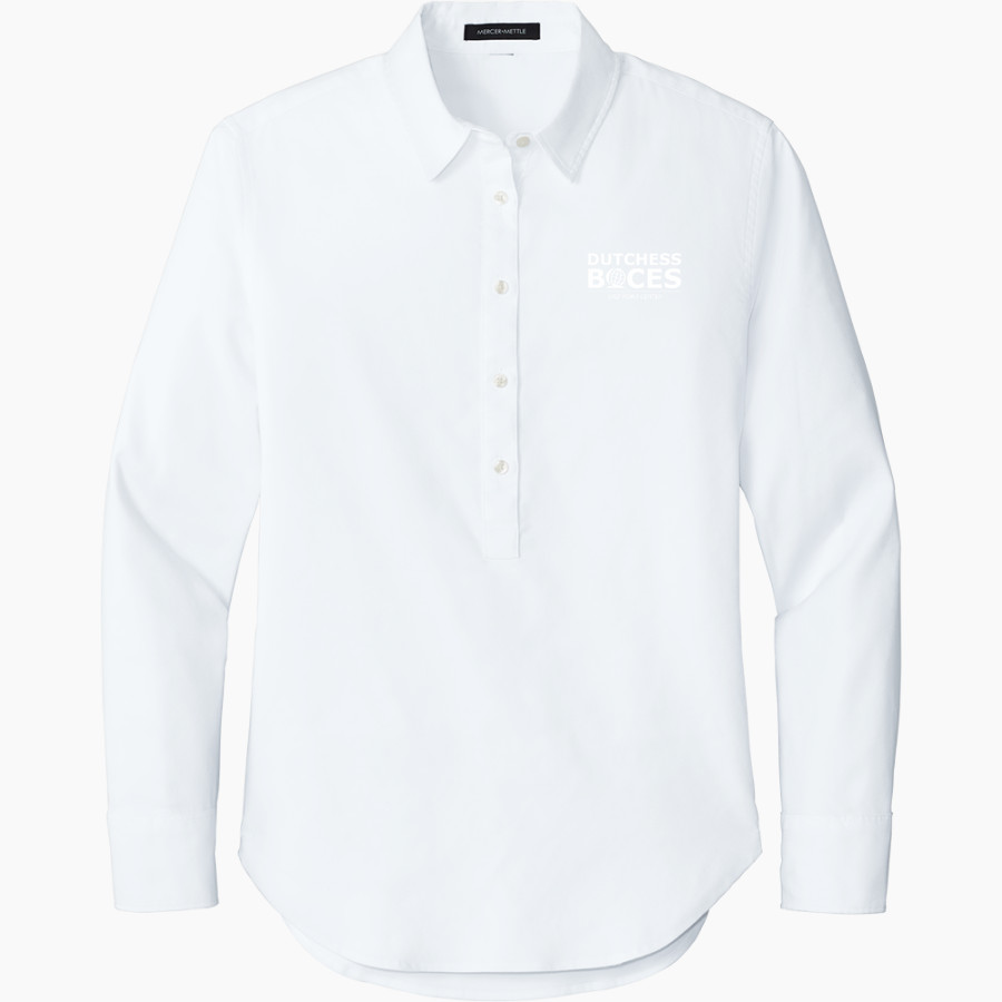 Dutchess BOCES <span class="pdp-name-mascot">Dutchess County BOCES</span> Mercer+Mettle Women's Long Sleeve Modern Oxford Shirt