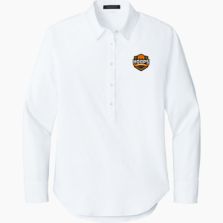 WHATIFSPORTS <span class="pdp-name-mascot">WHATIFSPORTS</span> Mercer+Mettle Women's Long Sleeve Modern Oxford Shirt