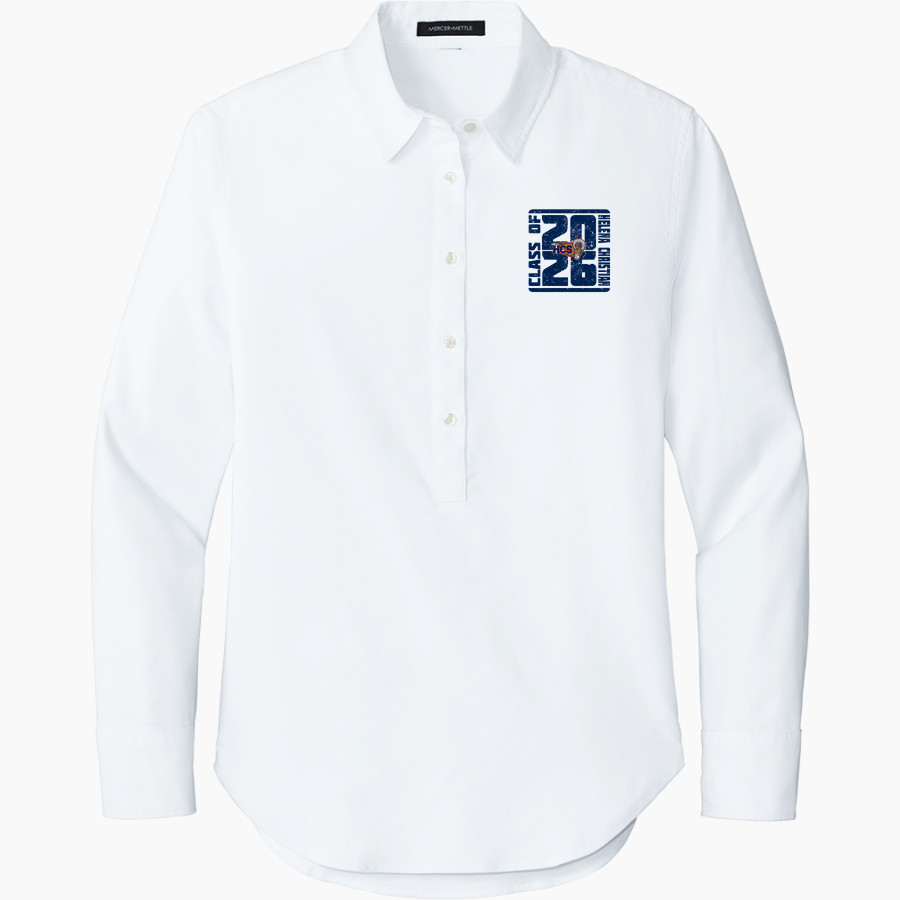 Helena Christian Rams <span class="pdp-name-mascot">Helena Christian School Rams</span> Mercer+Mettle Women's Long Sleeve Modern Oxford Shirt