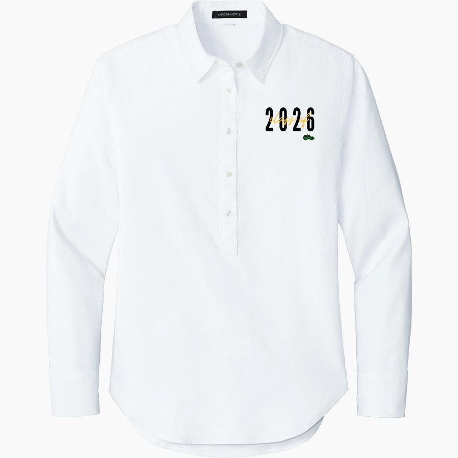 ST AMANT HIGH SCHOOL GATORS <span class="pdp-name-mascot">ST AMANT GATORS</span> Mercer+Mettle Women's Long Sleeve Modern Oxford Shirt