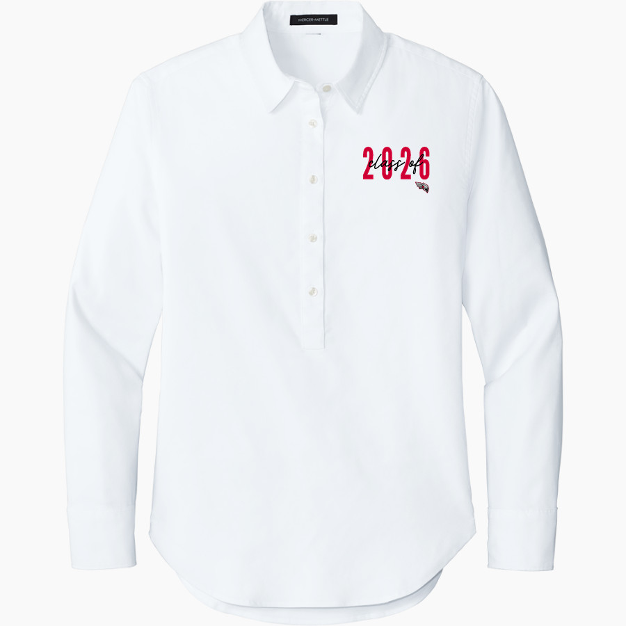 Alexandria College Legends <span class="pdp-name-mascot">Alexandria Technical & Community College Legends</span> Mercer+Mettle Women's Long Sleeve Modern Oxford Shirt