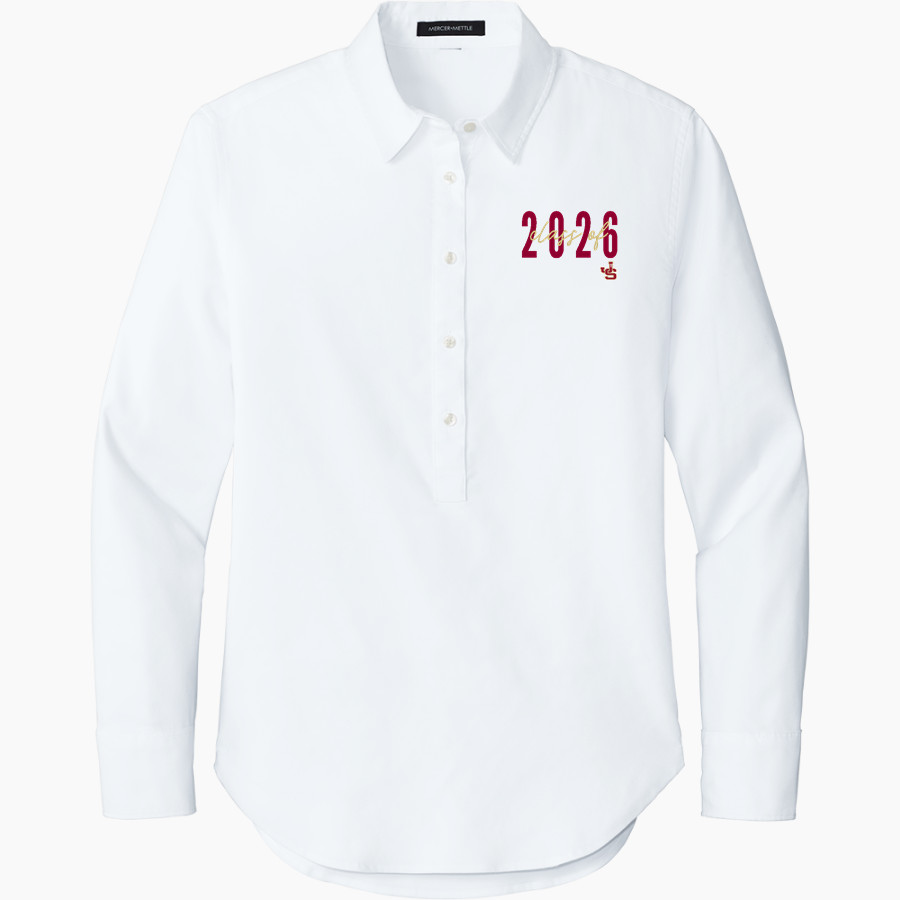 JSERRA CATHOLIC HIGH SCHOOL LIONS <span class="pdp-name-mascot">J SERRA LIONS</span> Mercer+Mettle Women's Long Sleeve Modern Oxford Shirt
