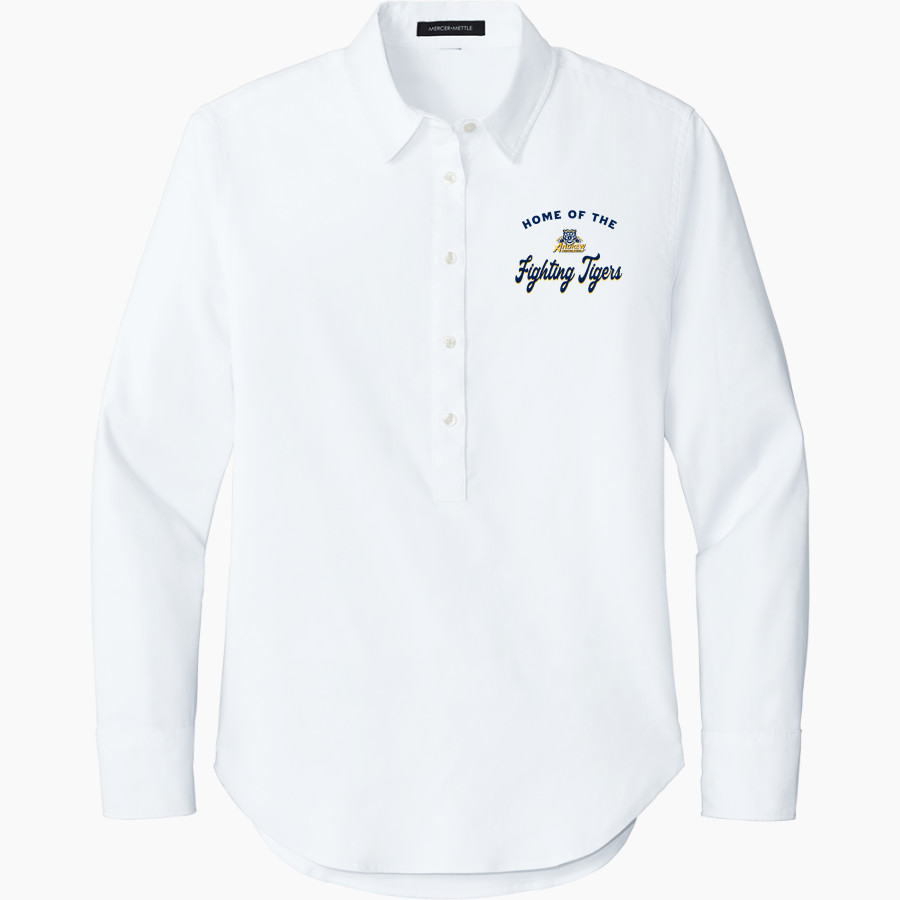 Andrew Tigers <span class="pdp-name-mascot">Andrew College Tigers</span> Mercer+Mettle Women's Long Sleeve Modern Oxford Shirt