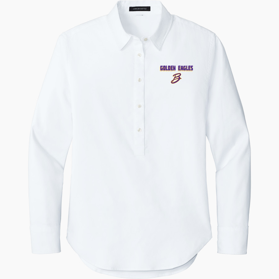BELLBROOK GOLDEN EAGLES The Official Online Store Mercer+Mettle Women's Long Sleeve Modern Oxford Shirt