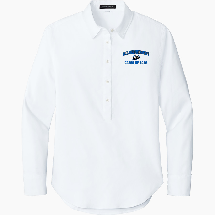 Faulkner University Eagles <span class="pdp-name-mascot">Faulkner University Eagles</span> Mercer+Mettle Women's Long Sleeve Modern Oxford Shirt