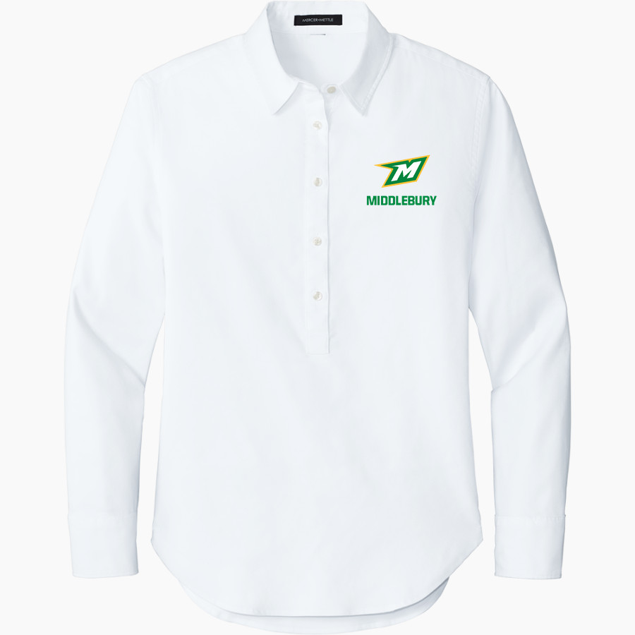 Boys and Girls Club of Middlebury <span class="pdp-name-mascot">Boys and Girls Club of Middlebury</span> Mercer+Mettle Women's Long Sleeve Modern Oxford Shirt