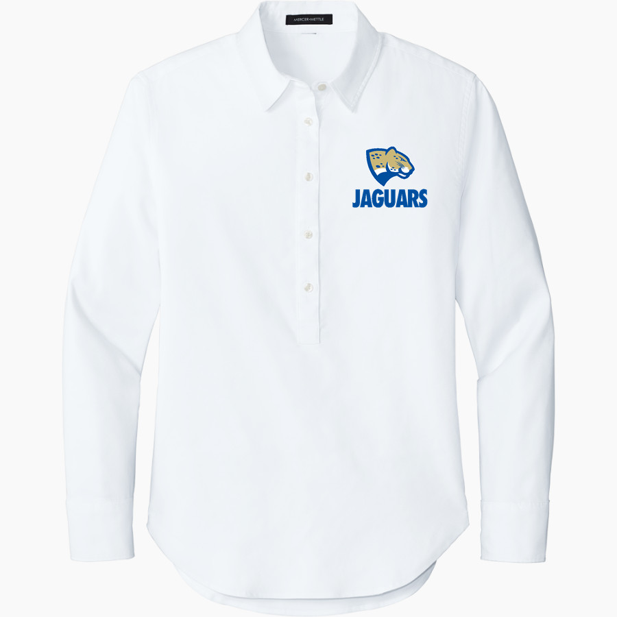 Divine Savior Academy Jaguars <span class="pdp-name-mascot">Divine Savior Academy Jaguars</span> Mercer+Mettle Women's Long Sleeve Modern Oxford Shirt