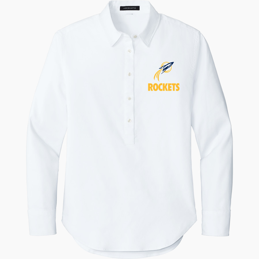 Broughal Rockets <span class="pdp-name-mascot">Broughal Rockets</span> Mercer+Mettle Women's Long Sleeve Modern Oxford Shirt