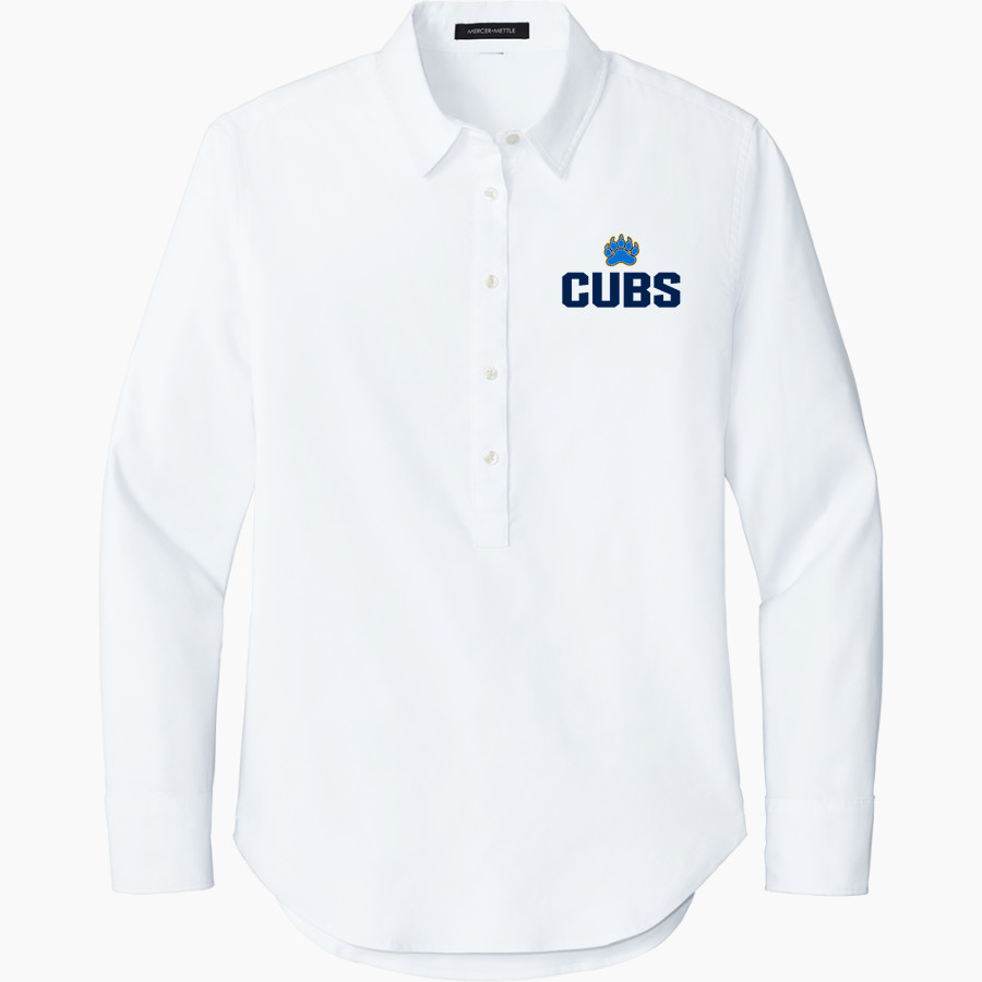 Timnath High School Cubs <span class="pdp-name-mascot">Timnath High School Cubs</span> Mercer+Mettle Women's Long Sleeve Modern Oxford Shirt