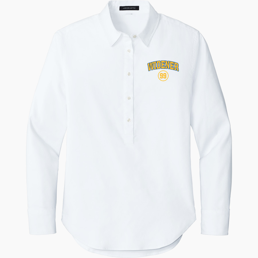 Widener University Pride Online Store Mercer+Mettle Women's Long Sleeve Modern Oxford Shirt