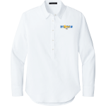 Central Christian Tigers <span class="pdp-name-mascot">Central Christian College Tigers</span> Mercer+Mettle Women's Long Sleeve Modern Oxford Shirt Front Thumbnail