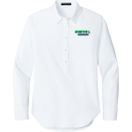 UCS Bobcats <span class="pdp-name-mascot">Underhill Central School Bobcats</span> Mercer+Mettle Women's Long Sleeve Modern Oxford Shirt Front Thumbnail