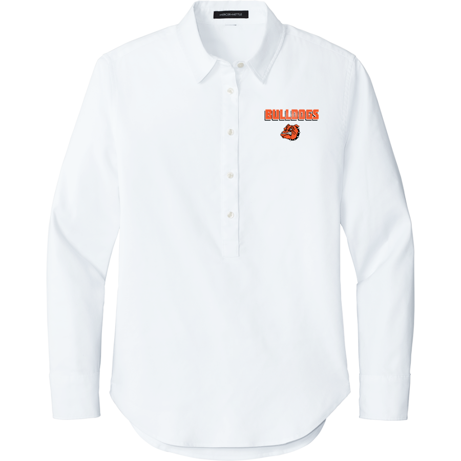 Scranton Bulldogs <span class="pdp-name-mascot">Scranton Middle School Bulldogs</span> Mercer+Mettle Women's Long Sleeve Modern Oxford Shirt
