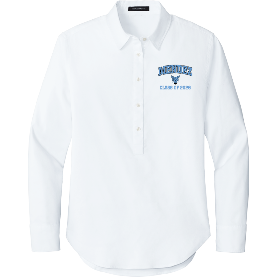 Mendez Mavericks <span class="pdp-name-mascot">Mendez Mavericks</span> Mercer+Mettle Women's Long Sleeve Modern Oxford Shirt