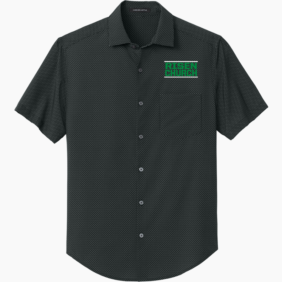 Risen Church <span class="pdp-name-mascot">Risen Church</span> Mercer+Mettle Men's Short Sleeve UV Capital Tech Shirt
