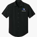 Barton College Official Store of the Bulldogs <span class="pdp-name-mascot">Barton Bulldogs</span> Mercer+Mettle Men's Short Sleeve UV Capital Tech Shirt Front Thumbnail