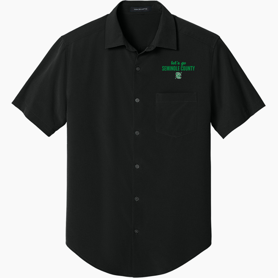 SEMINOLE COUNTY HIGH SCHOOL INDIANS <span class="pdp-name-mascot">SEMINOLE COUNTY INDIANS</span> Mercer+Mettle Men's Short Sleeve UV Capital Tech Shirt