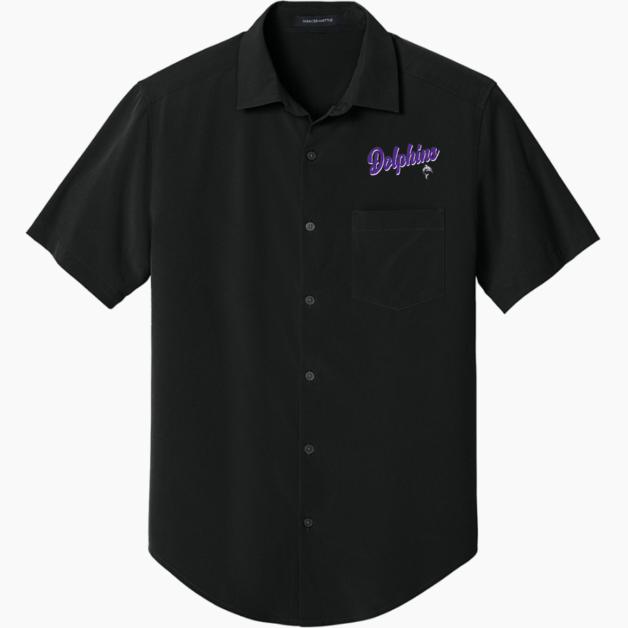 Bergman Dolphins <span class="pdp-name-mascot">Frank V. Bergman Elementary Dolphins</span> Mercer+Mettle Men's Short Sleeve UV Capital Tech Shirt