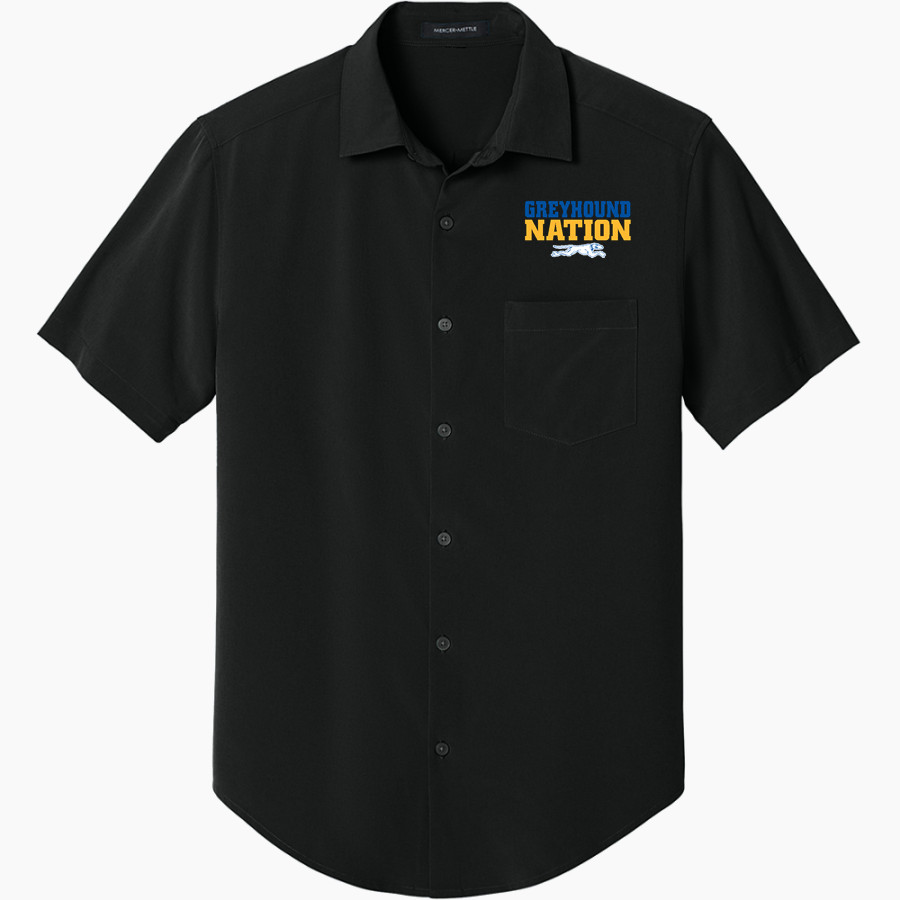 Carmel Greyhounds Greyhounds <span class="pdp-name-mascot">Carmel Greyhounds</span> Mercer+Mettle Men's Short Sleeve UV Capital Tech Shirt