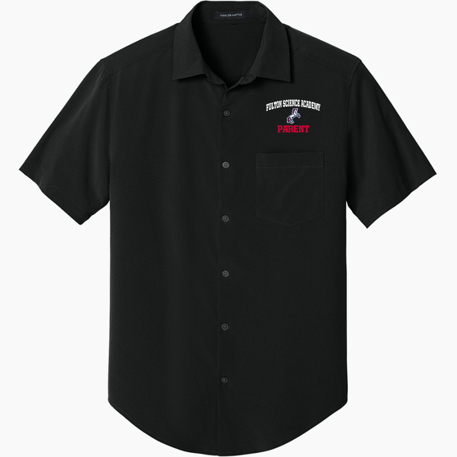 Fulton Science Academy Mustangs <span class="pdp-name-mascot">Fulton Science Academy Mustangs</span> Mercer+Mettle Men's Short Sleeve UV Capital Tech Shirt