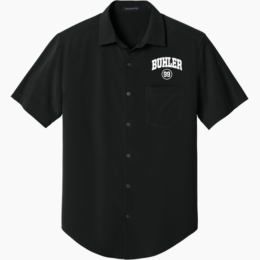 Buhler High School Crusaders Online Store <span class="pdp-name-mascot">Buhler Crusaders</span> Mercer+Mettle Men's Short Sleeve UV Capital Tech Shirt